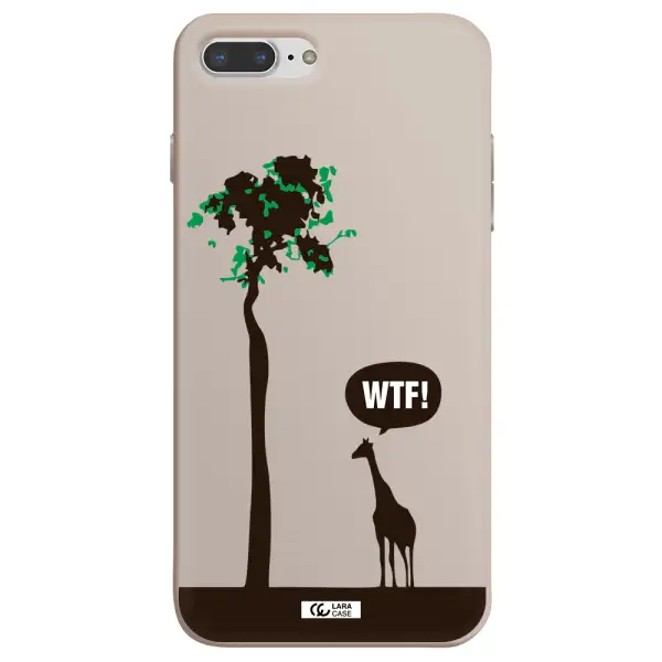 Wtf Apple iPhone 7 plus Silicone Stone Case