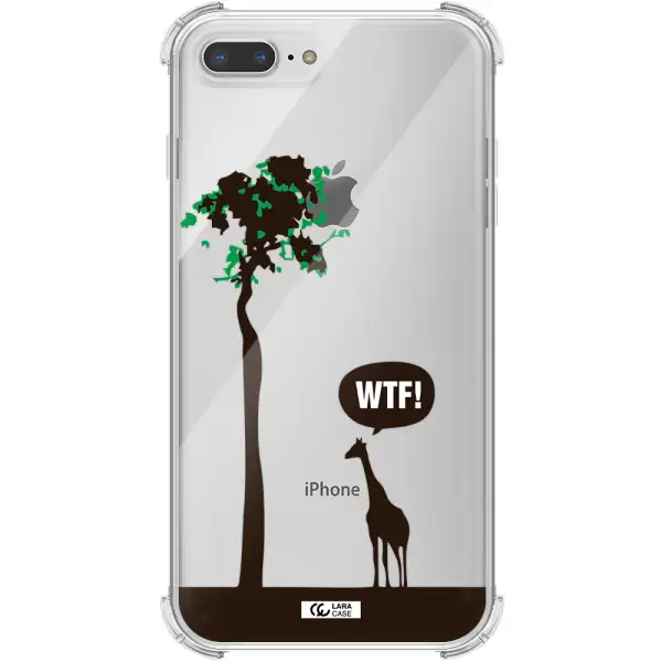 Wtf Apple iPhone 8 plus Clear PC Case