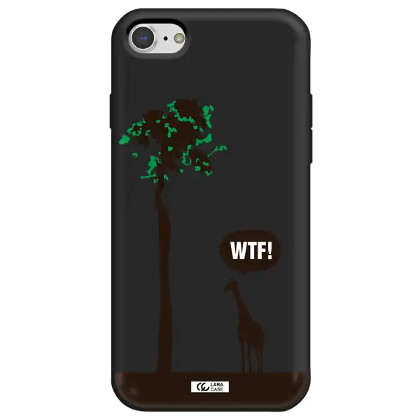 Wtf Apple iPhone 8 Silicone black Case