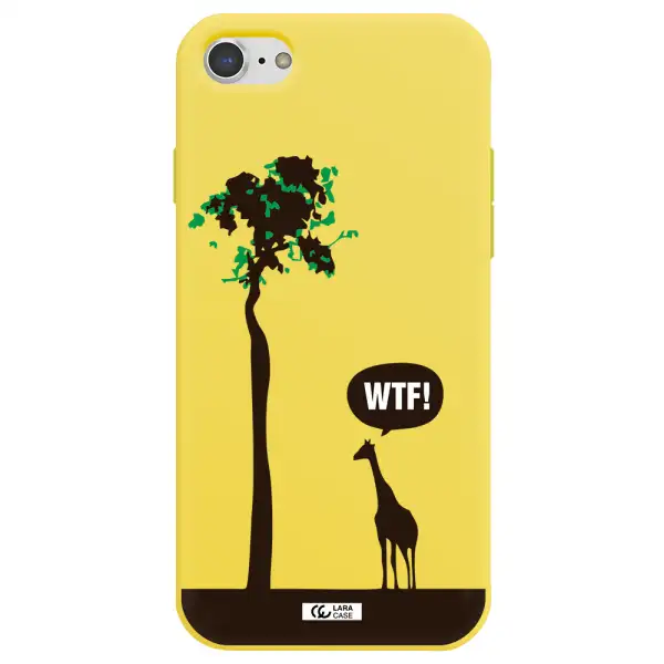Wtf Apple iPhone 8 Silicone canary yellow Case