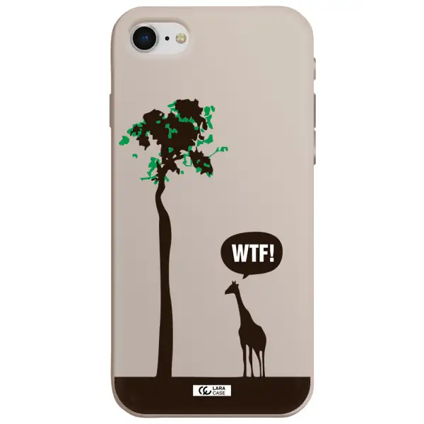 Wtf Apple iPhone se 2020 Silicone Stone Case