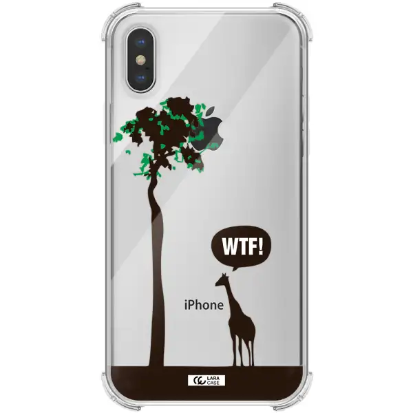 Wtf Apple iPhone X Clear PC Case