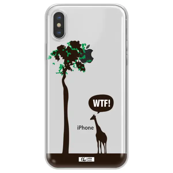 Wtf Apple iPhone XS max Clear TPU Case