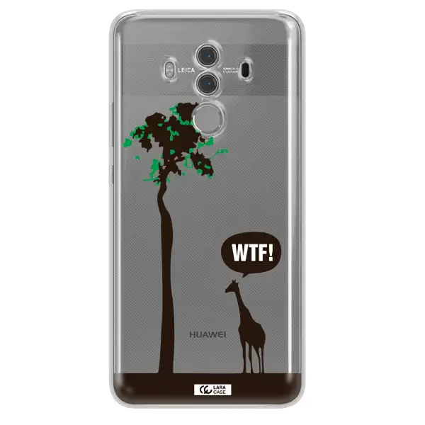 Wtf Huawei Mate 10 Pro Clear TPU Case
