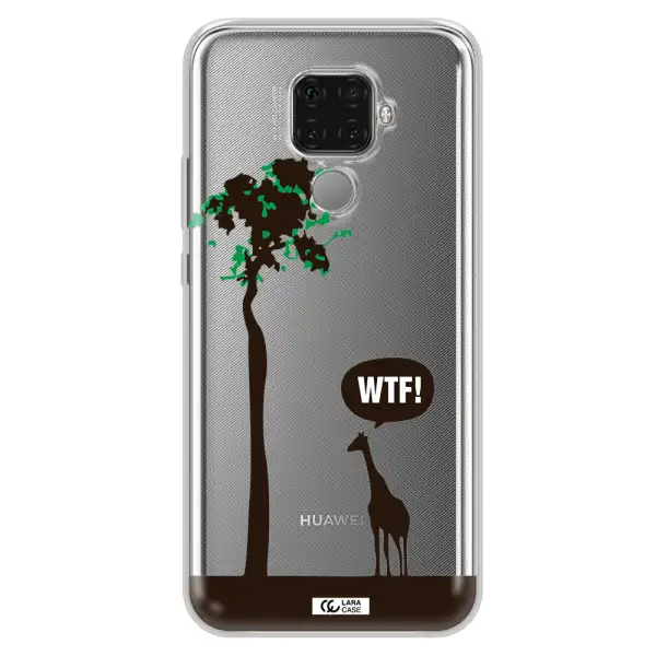 Wtf Huawei Mate 30 Lite Clear TPU Case