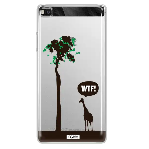 Wtf Huawei P8 Clear TPU Case