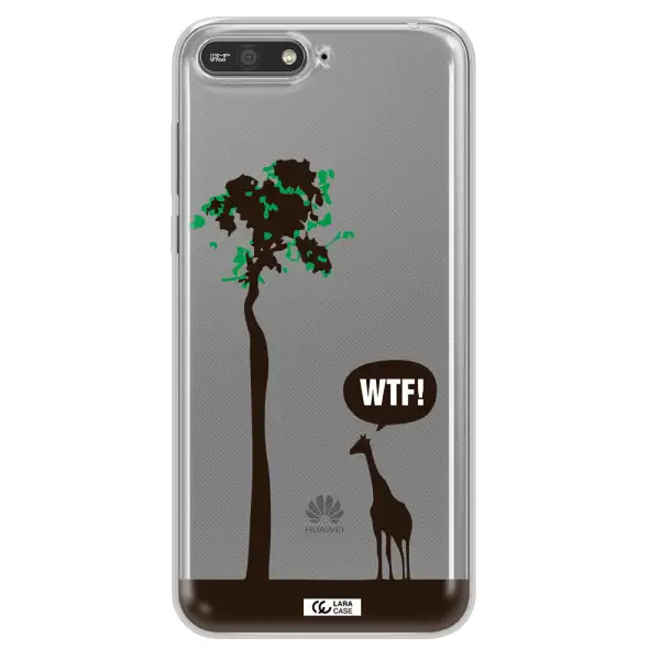 Wtf Huawei Y6 2018 Clear TPU Case