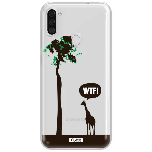 Wtf Samsung A11 Clear TPU Case