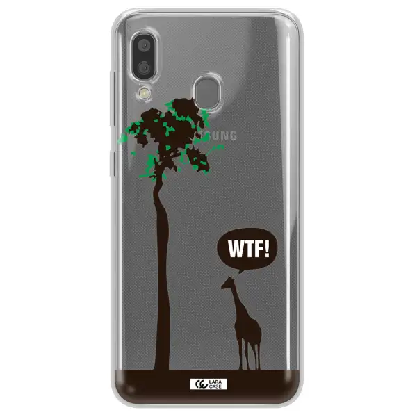 Wtf Samsung A20 Clear TPU Case