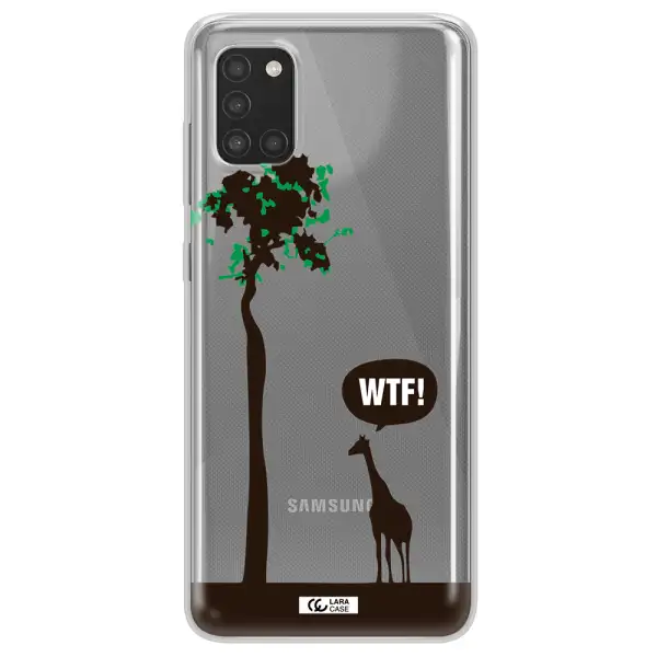 Wtf Samsung A31 Clear TPU Case