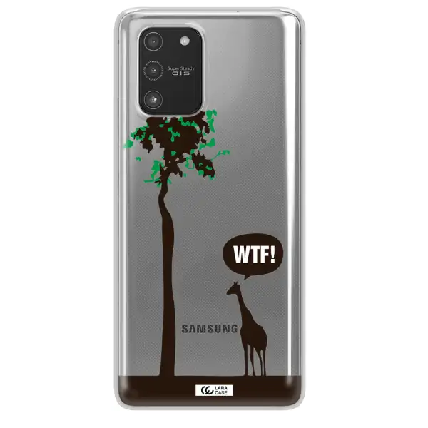Wtf Samsung A91 Clear TPU Case