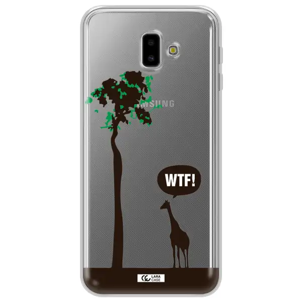 Wtf Samsung J6 Plus Clear TPU Case