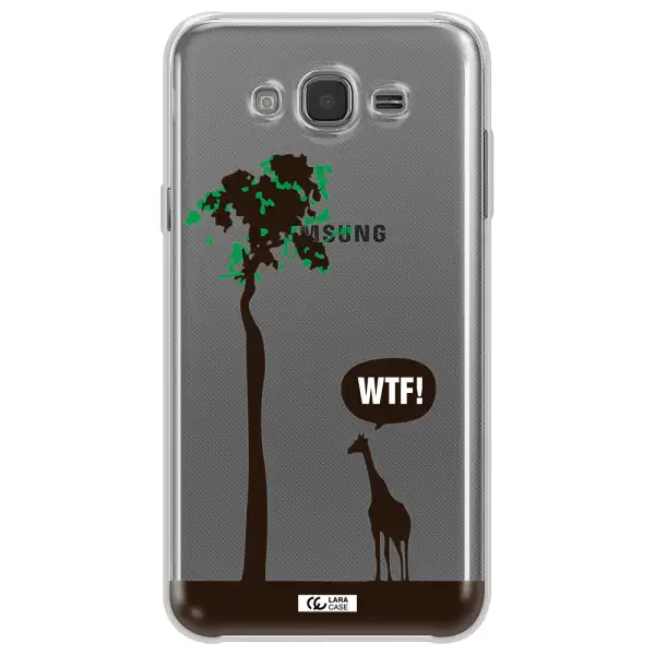 Wtf Samsung J7 Core Clear TPU Case