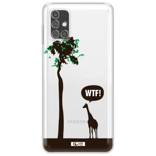Wtf Samsung M31S Clear TPU Case