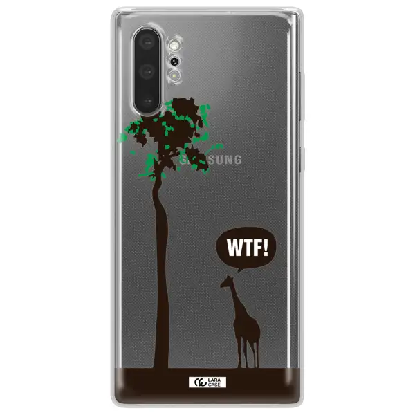 Wtf Samsung Note 10 Plus Clear TPU Case