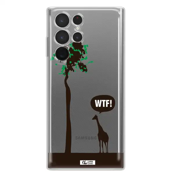 Wtf Samsung S 22 Ultra Clear TPU Case