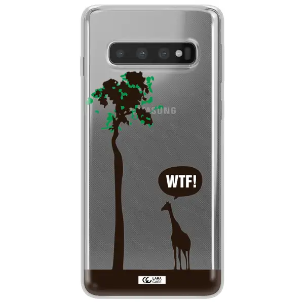 Wtf Samsung S10 Clear TPU Case