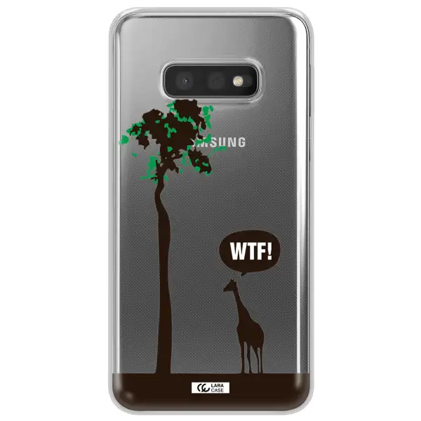 Wtf Samsung S10e Clear TPU Case