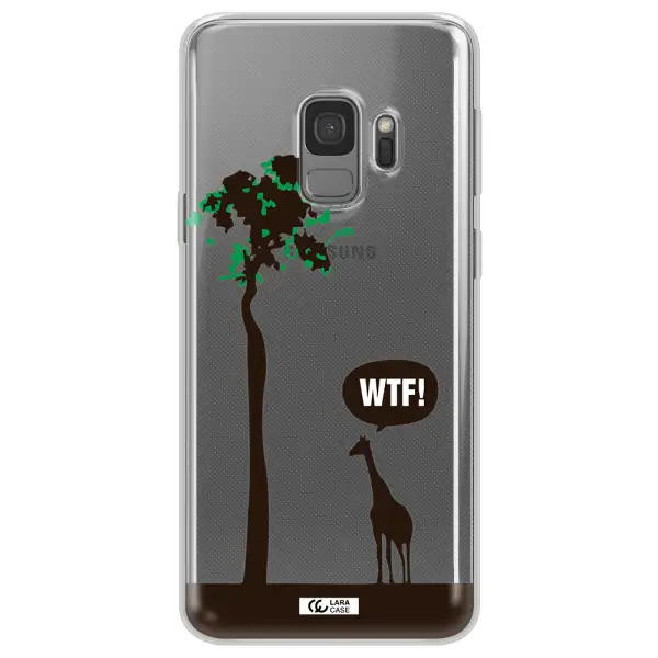 Wtf Samsung S9 Clear TPU Case