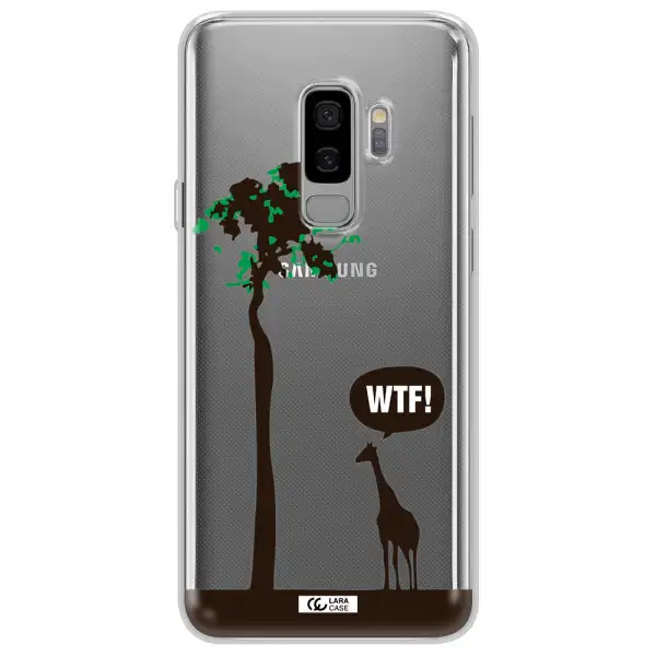 Wtf Samsung S9 Plus Clear TPU Case