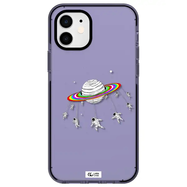 Pluto Rainbow Apple iPhone 11 impact Lilac Case