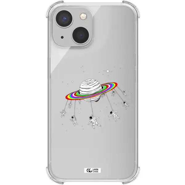 Pluto Rainbow Apple iPhone 13 Clear PC Case
