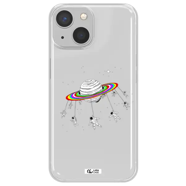 Pluto Rainbow Apple iPhone 13 Clear TPU Case