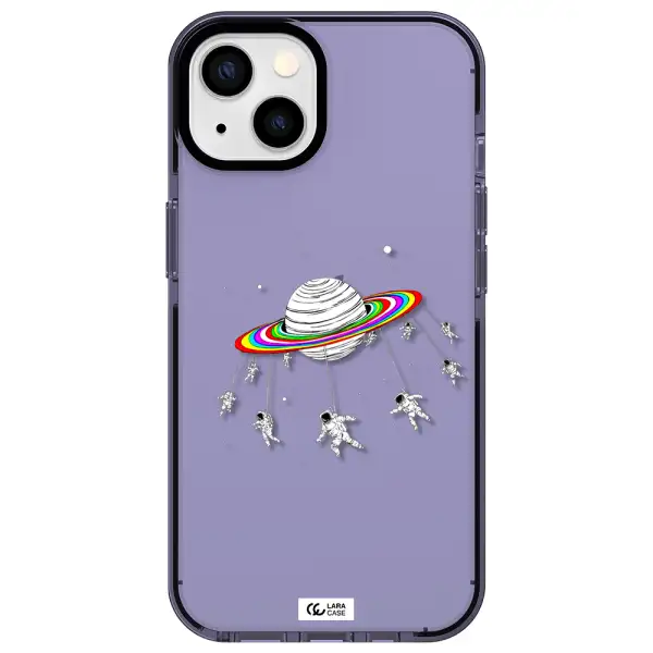 Pluto Rainbow Apple iPhone 13 impact Lilac Case