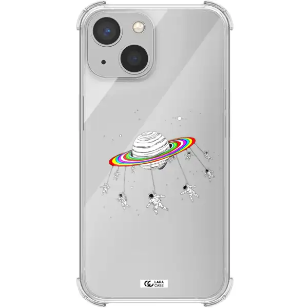 Pluto Rainbow Apple iPhone 13 mini Clear PC Case