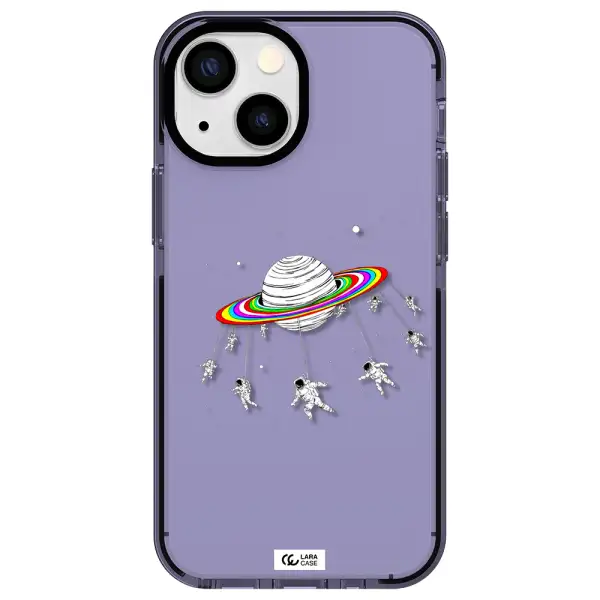 Pluto Rainbow Apple iPhone 13 mini impact Lilac Case