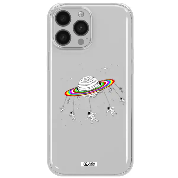 Pluto Rainbow Apple iPhone 13 Pro Clear TPU Case