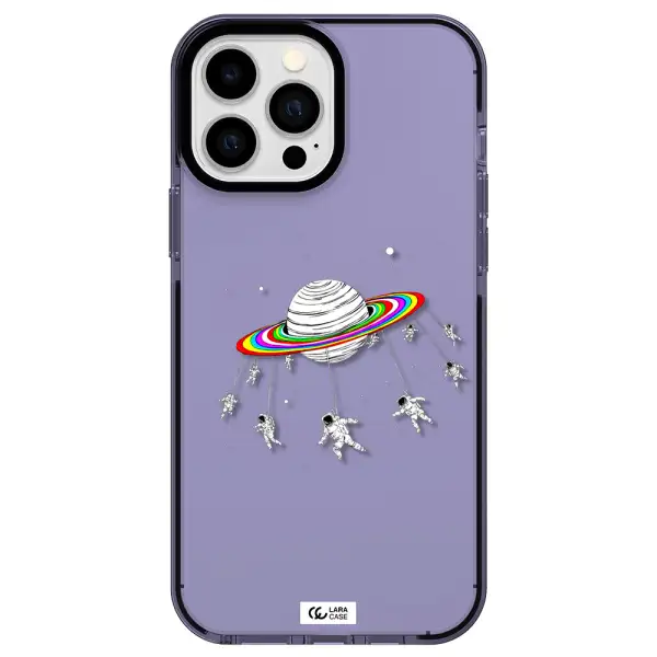 Pluto Rainbow Apple iPhone 13 Pro Max impact Lilac Case