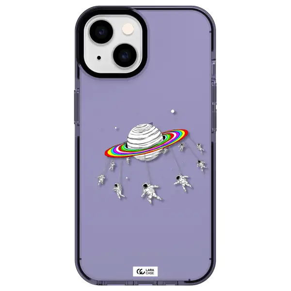 Pluto Rainbow Apple iPhone 14 impact Lilac Case