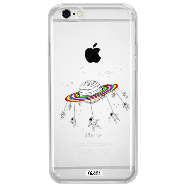 Pluto Rainbow Apple iPhone 6 Clear TPU Case