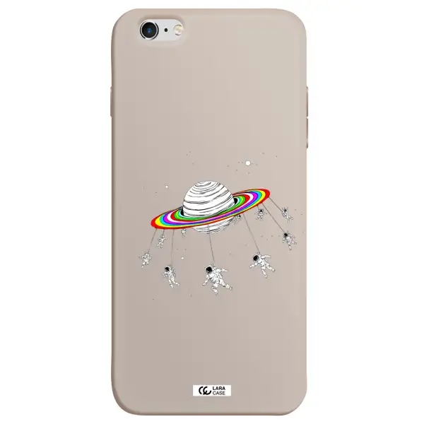 Pluto Rainbow Apple iPhone 6 s plus Silicone Stone Case