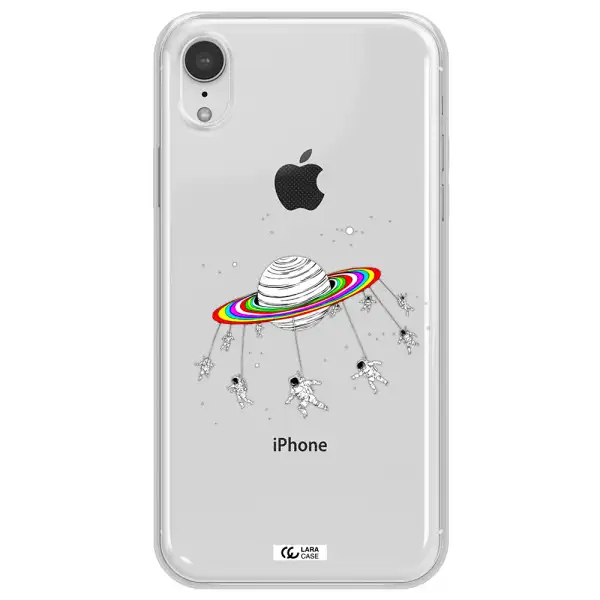 Pluto Rainbow Apple iPhone XR Clear TPU Case