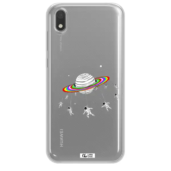 Pluto Rainbow Huawei Honor 8S Clear TPU Case