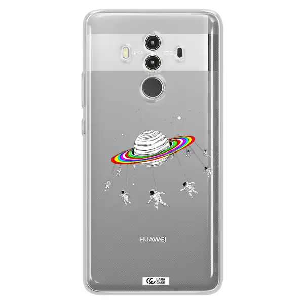 Pluto Rainbow Huawei Mate 10 Clear TPU Case