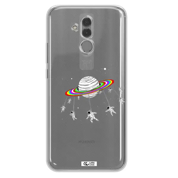 Pluto Rainbow Huawei Mate 20 Lite Clear TPU Case
