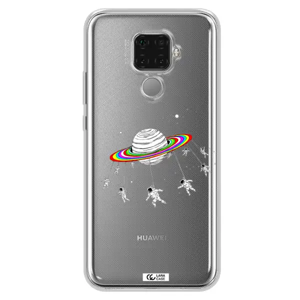 Pluto Rainbow Huawei Mate 30 Lite Clear TPU Case