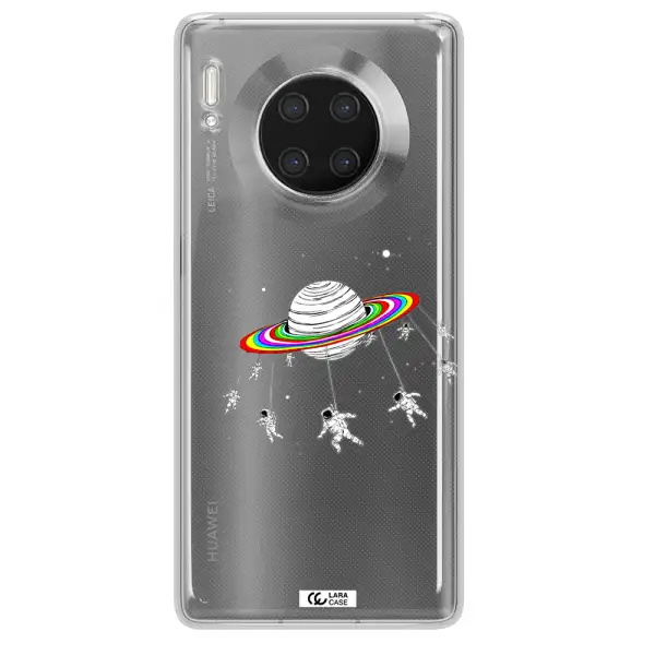 Pluto Rainbow Huawei Mate 30 Pro Clear TPU Case