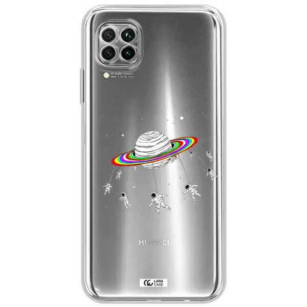 Pluto Rainbow Huawei Nova 7I Clear Tpu Case