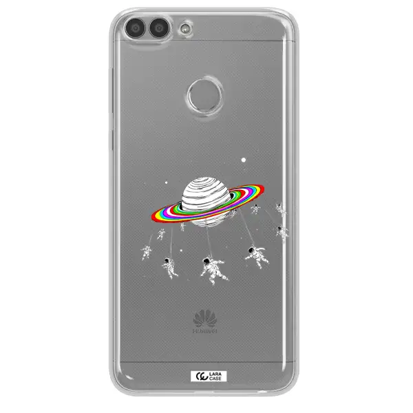 Pluto Rainbow Huawei P Smart 2017 Clear TPU Case