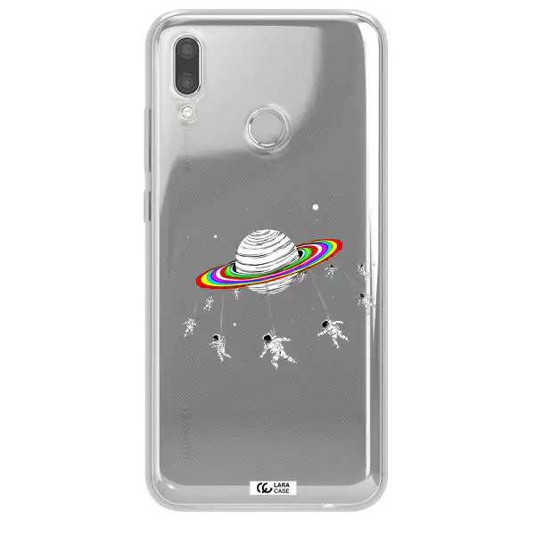 Pluto Rainbow Huawei P Smart 2019 Clear TPU Case