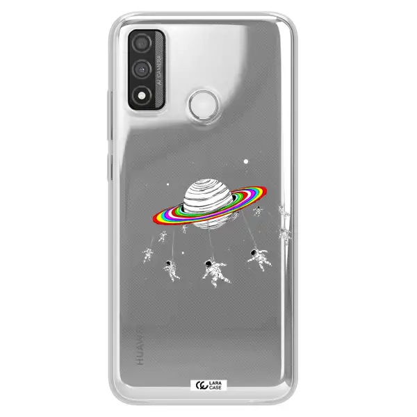 Pluto Rainbow Huawei P Smart 2020 Clear TPU Case