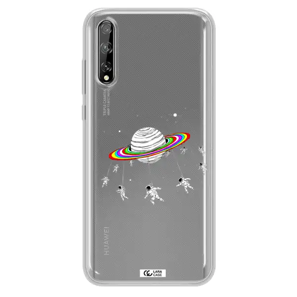 Pluto Rainbow Huawei P Smart S Clear TPU Case
