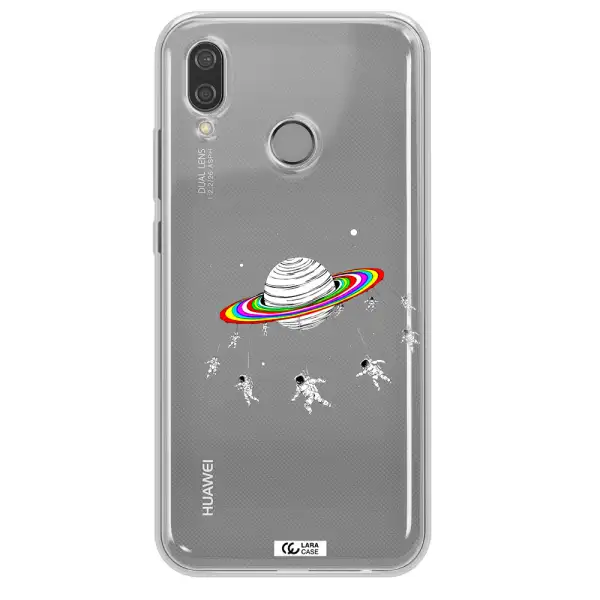 Pluto Rainbow Huawei P20 Lite Clear TPU Case