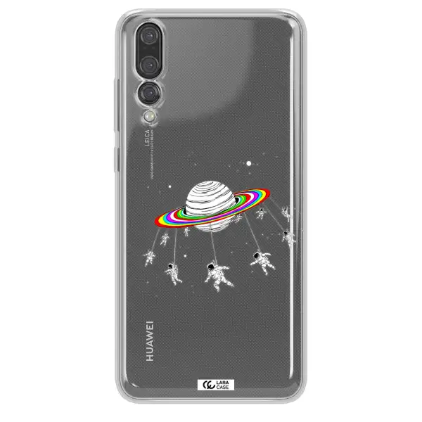 Pluto Rainbow Huawei P20 Pro Clear TPU Case
