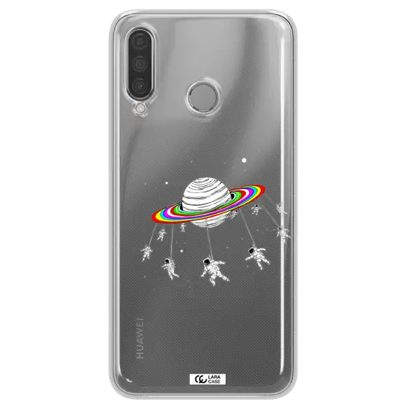 Pluto Rainbow Huawei P30 Lite Clear TPU Case