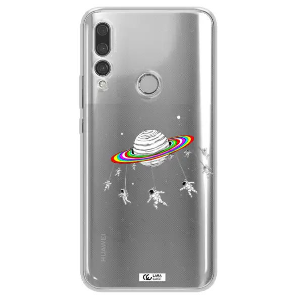 Pluto Rainbow Huawei Y9 Prime 2019 Clear TPU Case